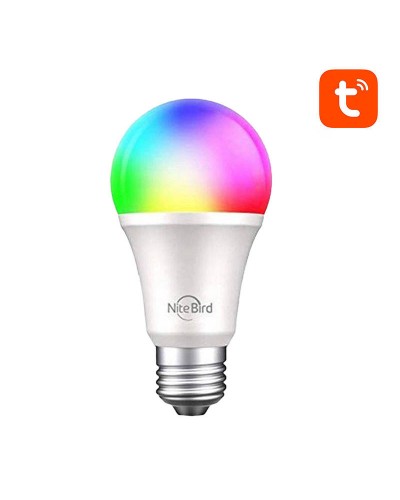 Bec Inteligent LED GOSUND WB4, Wi-Fi RGB + W, 8W, 800lm, clasa A+, E27