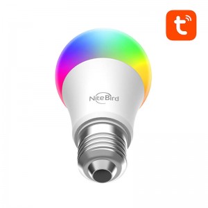 Bec Inteligent LED GOSUND WB4, Wi-Fi RGB + W, 8W, 800lm, clasa A+, E27