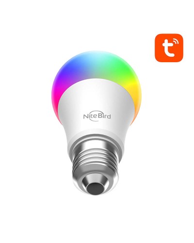 Bec Inteligent LED GOSUND WB4, Wi-Fi RGB + W, 8W, 800lm, clasa A+, E27