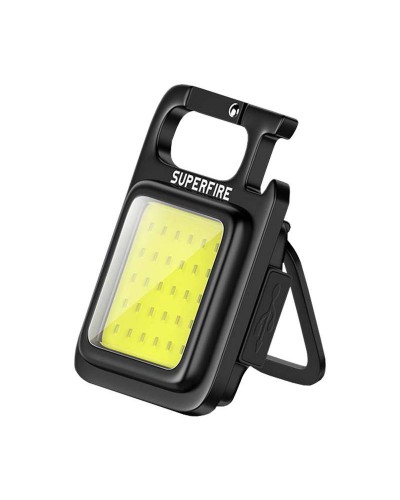 Lanterna LED Superfire MX16, 600lm, 500mAh, USB-C, IP44, 9W - Negru
