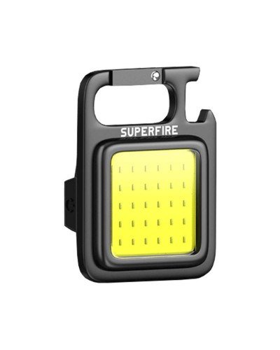 Lanterna LED Superfire MX16, 600lm, 500mAh, USB-C, IP44, 9W - Negru