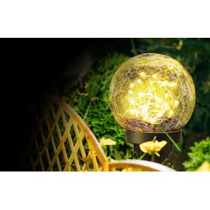 Lampa Gradina LED Solara Superfire FF16-A, 600mAh, IP65