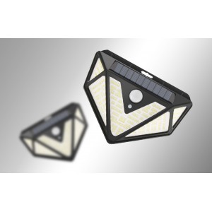 Lampa LED Solara Superfire FF6-B, 33W, 220lm, 1200mAh, rotire 120°, distanta 3-5m, ABS - Negru