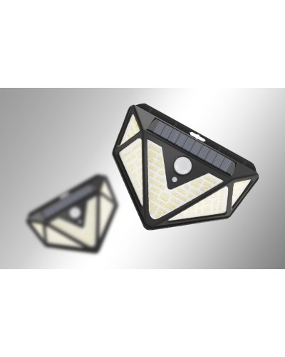 Lampa LED Solara Superfire FF6-B, 33W, 220lm, 1200mAh, rotire 120°, distanta 3-5m, ABS - Negru