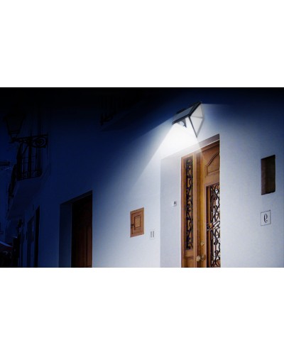 Lampa LED Solara Superfire FF6-B, 33W, 220lm, 1200mAh, rotire 120°, distanta 3-5m, ABS - Negru