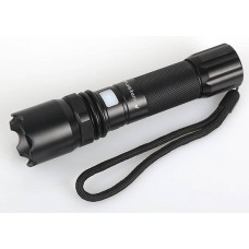 Lanterna LED SUPERFIRE A10, 7W, 550lm, IP44, Micro USB, Aluminiu - Negru