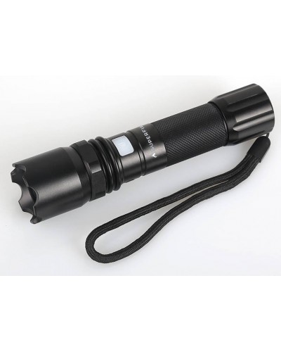 Lanterna LED SUPERFIRE A10, 7W, 550lm, IP44, Micro USB, Aluminiu - Negru