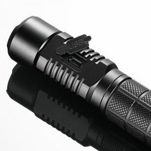 Lanterna LED SUPERFIRE A3-S, 10W, 1100lm, IP67, USB-C, Aluminiu - Negru