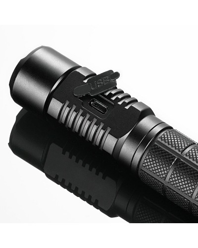 Lanterna LED SUPERFIRE A3-S, 10W, 1100lm, IP67, USB-C, Aluminiu - Negru Lanterna LED SUPERFIRE A3-S, 10W, 1100lm, IP67, USB-C, Aluminiu - Negru