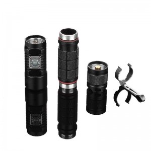 Lanterna LED SUPERFIRE A3-S, 10W, 1100lm, IP67, USB-C, Aluminiu - Negru