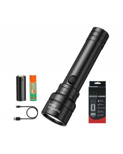 Lanterna LED SUPERFIRE C20, 15W, 1100lm, IP46, Aluminiu - Negru Lanterna LED SUPERFIRE C20, 15W, 1100lm, IP46, Aluminiu - Negru