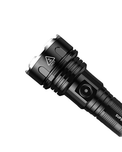 Lanterna LED SUPERFIRE R3, 36W, 2000lm, IP44, 5200mAh, Aluminiu - Negru