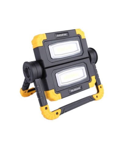 Proiector LED Portabil SUPERFIRE G7, Acumulator 5000mAh, 600-1000 lumeni, 2x10W - Negru