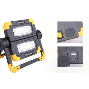 Proiector LED Portabil SUPERFIRE G7, Acumulator 5000mAh, 600-1000 lumeni, 2x10W - Negru