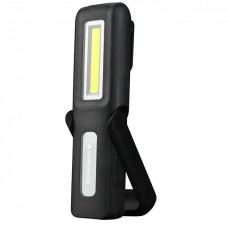 Proiector LED Portabil SUPERIFRE G6, 3W, 2 lumini, Micro USB, IP53, Magnetic - Negru
