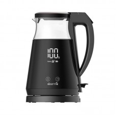 Fierbator Electric DEERMA SH90W, 1500-1700W, Control Temperatura, Capacitate 1.7L - Negru
