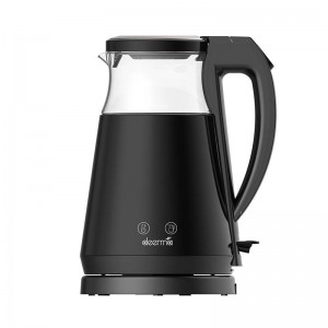 Fierbator Electric DEERMA SH90W, 1500-1700W, Control Temperatura, Capacitate 1.7L - Negru