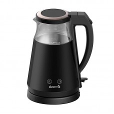 Fierbator Electric DEERMA SH90W, 1500-1700W, Control Temperatura, Capacitate 1.7L - Negru