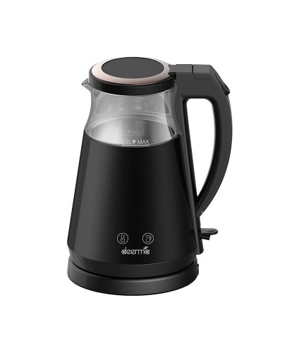 Fierbator Electric DEERMA SH90W, 1500-1700W, Control Temperatura, Capacitate 1.7L - Negru