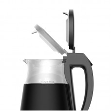 Fierbator Electric DEERMA SH90W, 1500-1700W, Control Temperatura, Capacitate 1.7L - Negru