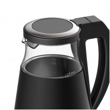 Fierbator Electric DEERMA SH90W, 1500-1700W, Control Temperatura, Capacitate 1.7L - Negru