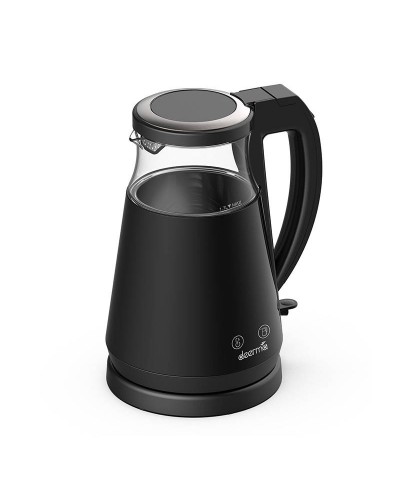 Fierbator Electric DEERMA SH90W, 1500-1700W, Control Temperatura, Capacitate 1.7L - Negru