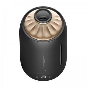Umidificator cu ultrasunete DEERMA F600, Capacitate 5L, Difuzor Aroma - Negru