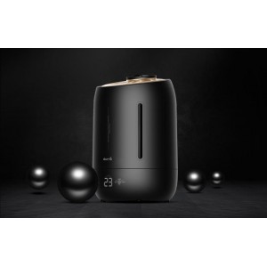 Umidificator cu ultrasunete DEERMA F600, Capacitate 5L, Difuzor Aroma - Negru