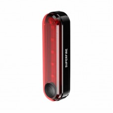 Lumină Bicicletă Spate Superfire BTL01, LED 5x1W, 4 Moduri, IP44, Negru