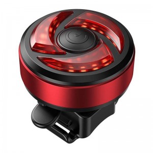 Lumină Bicicletă Spate Superfire BTL02, LED, 3W, Senzor Inteligent, IP44, Negru