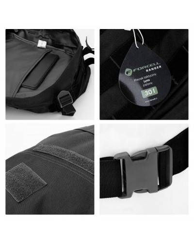 Rucsac Calatorie 30L FORCELL Lynx  - Negru