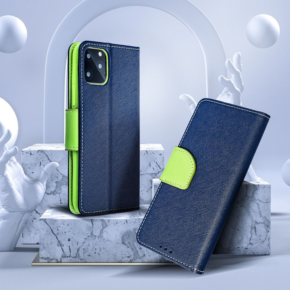 Husă Realme C55 Fancy Book detaliu portofel Albastru/Verde