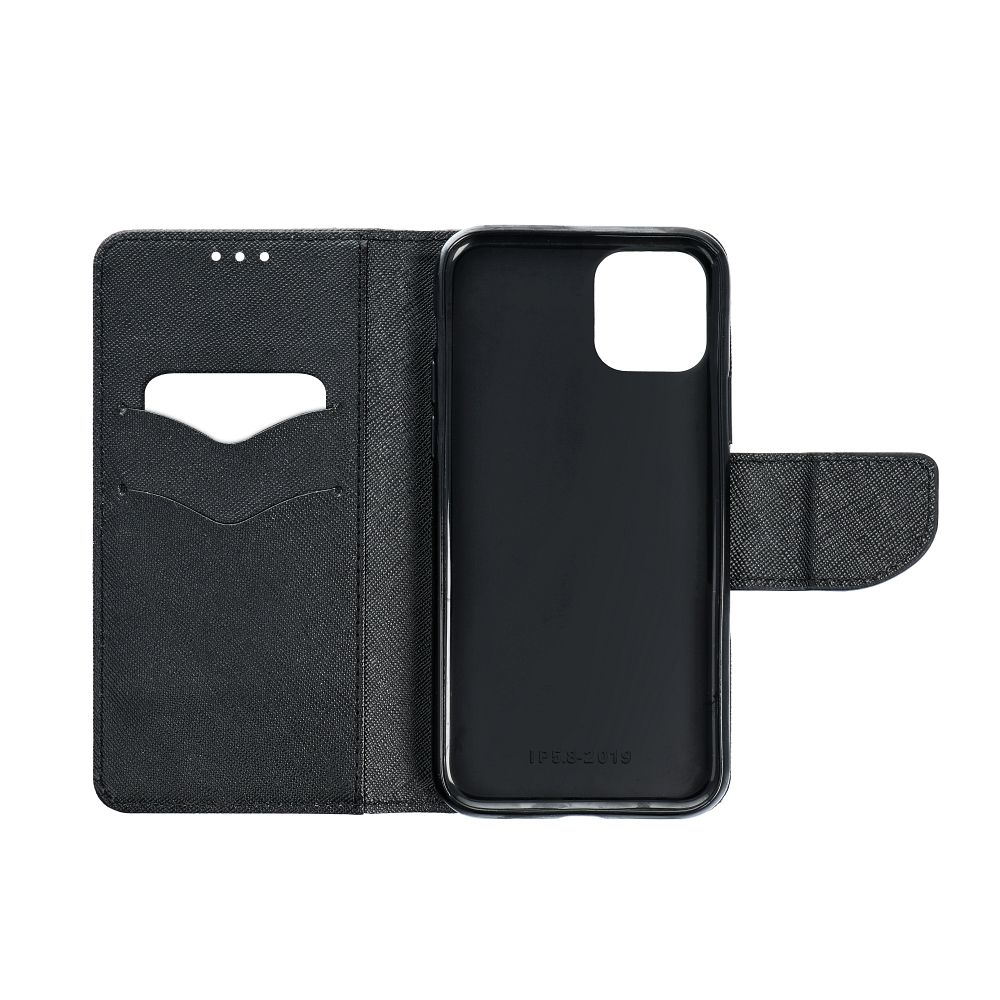 Husă iPhone 16 Pro Max Fancy Book tip carte Negru/Auriu