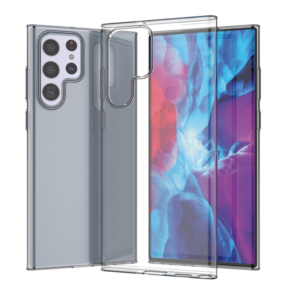 Husă Samsung Galaxy S22 Ultra 0.5mm Ultra Clear TPU Design Transparent