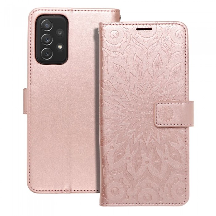 Husă Samsung Galaxy A72 Mezzo Book tip carte Mandala pink