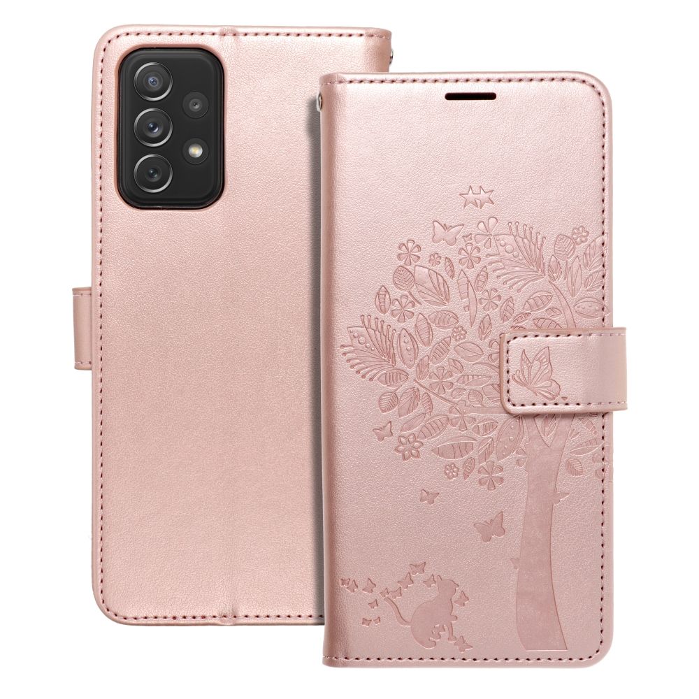 Husă Samsung Galaxy A72 Mezzo Book tip carte Spring pink