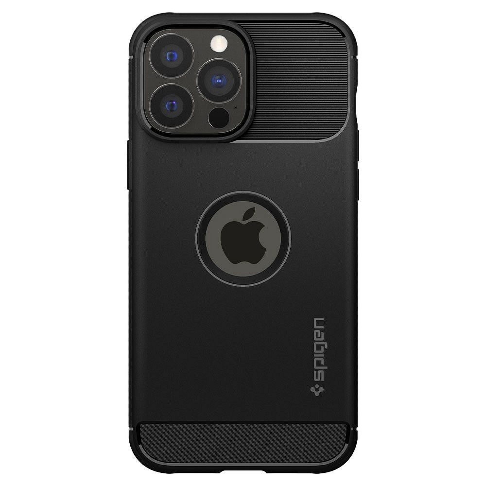 Husa Antisoc iPhone 13 Pro SPIGEN Rugged Armor - Negru