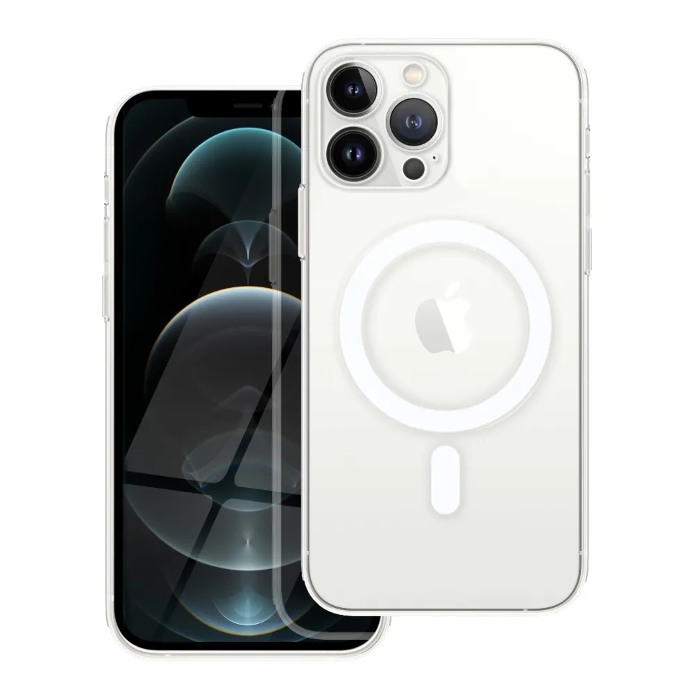Husă iPhone 12 Pro Max Clear MagSafe Hybrid TPU Transparentă