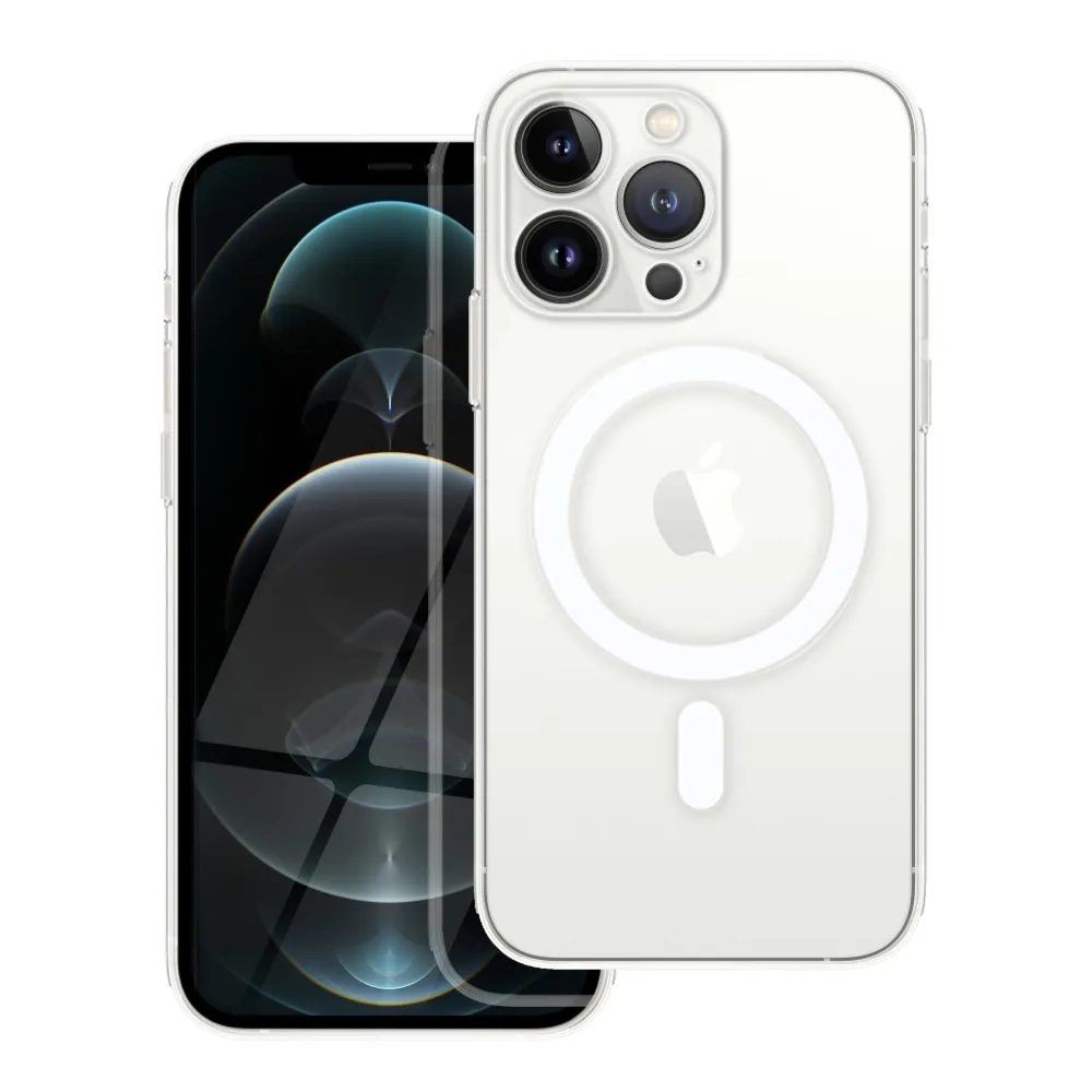 Husă iPhone 12 Pro Clear MagSafe Hybrid TPU Transparentă