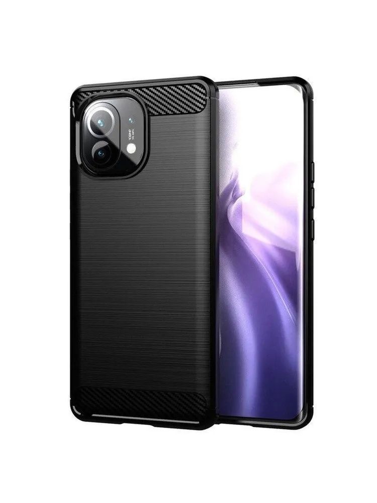 Husă Antișoc Xiaomi Mi 11 Lite Carbon Negru