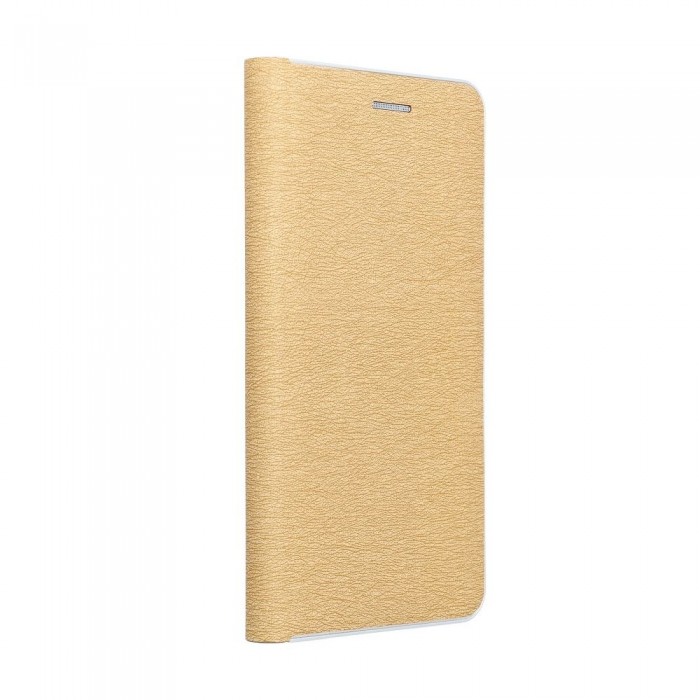 Husă Xiaomi Mi 10T 5G / Mi 10T Pro 5G Forcell Luna Book tip carte ramă metalică Auriu