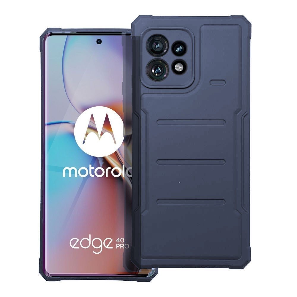 Husă Antișoc Motorola Edge 40 Pro Mangusta Heavy Duty Albastru