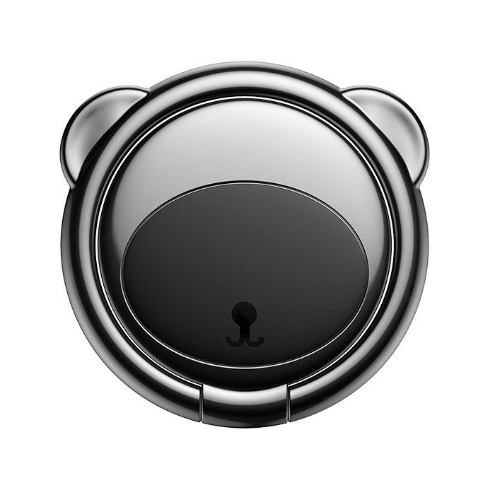 Suport Baseus Bear Ring cu inel - Negru