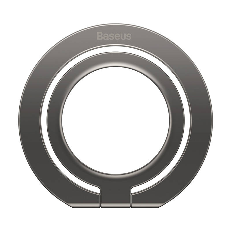 Suport tip inel metalic pentru telefon Baseus Halo Ring Holder - Grey