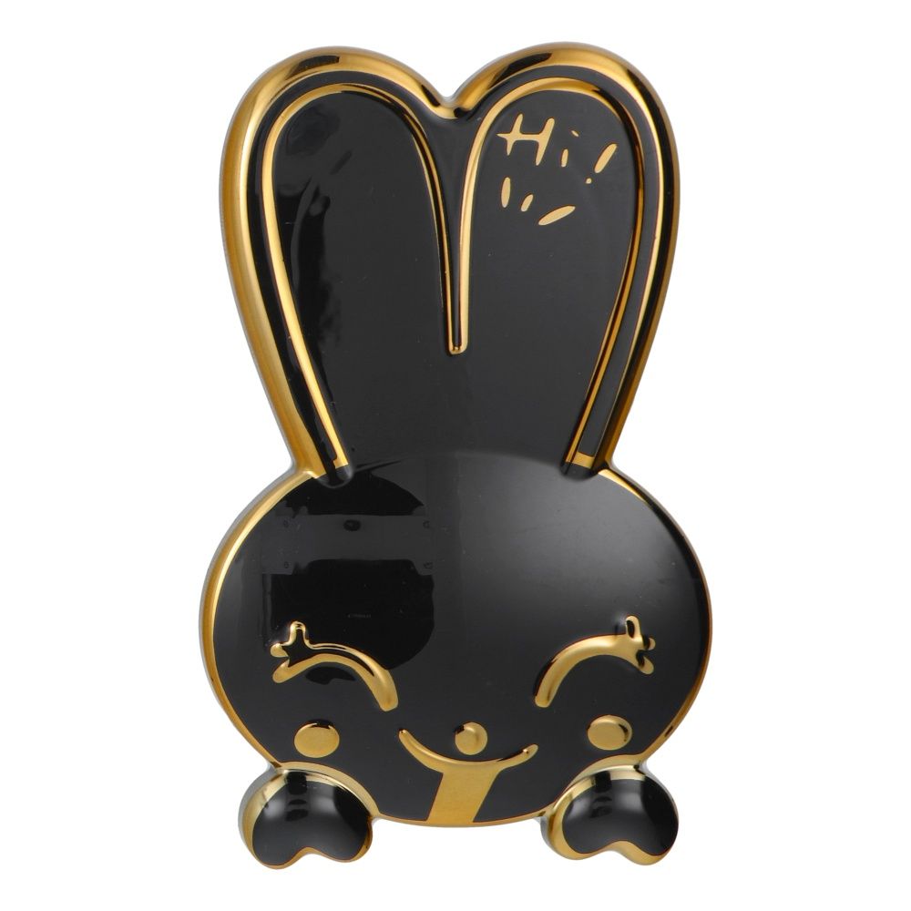 Suport de telefon cu banda adeziva RABBIT Stand - Black Suport de telefon cu banda adeziva RABBIT Stand - Black