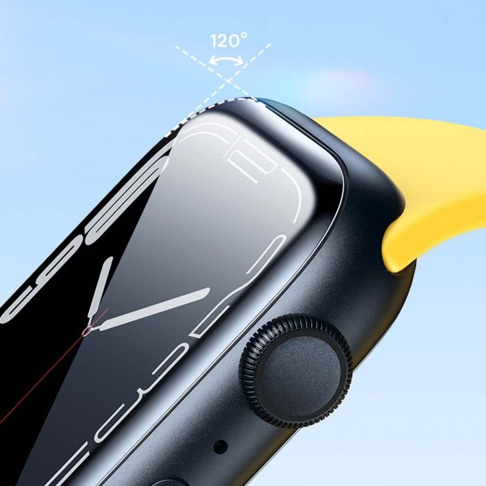 Folie sticlă Baseus Apple Watch 44mm - tehnologie turnare la cald PMMA PC