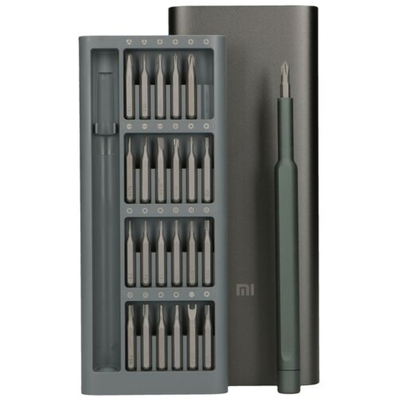 Set surubelnita de precizie Xiaomi Wiha MJJXLSD002QW, 24 biti otel S2, cutie aliaj aluminiu - Gri Set surubelnita de precizie Xiaomi Wiha MJJXLSD002QW, 24 biti otel S2, cutie aliaj aluminiu - Gri