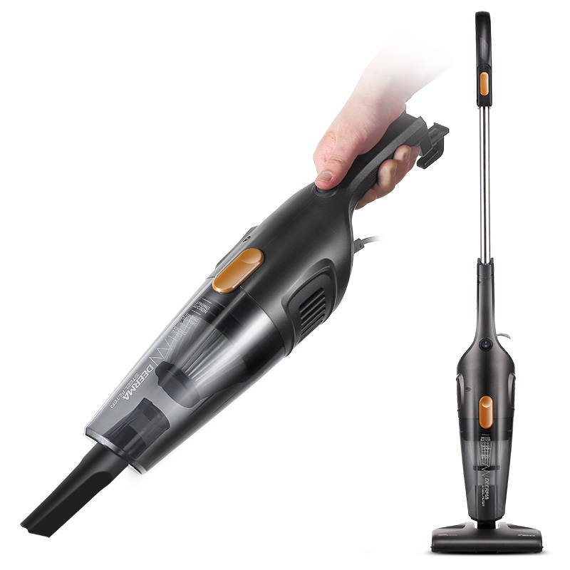 Aspirator Vertical DEERMA DX115C, cu fir, 600W - Negru